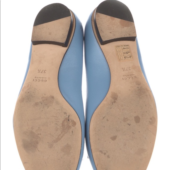 AUTH. GUCCI Horsebit Ballet Flats - Picture 3 of 7